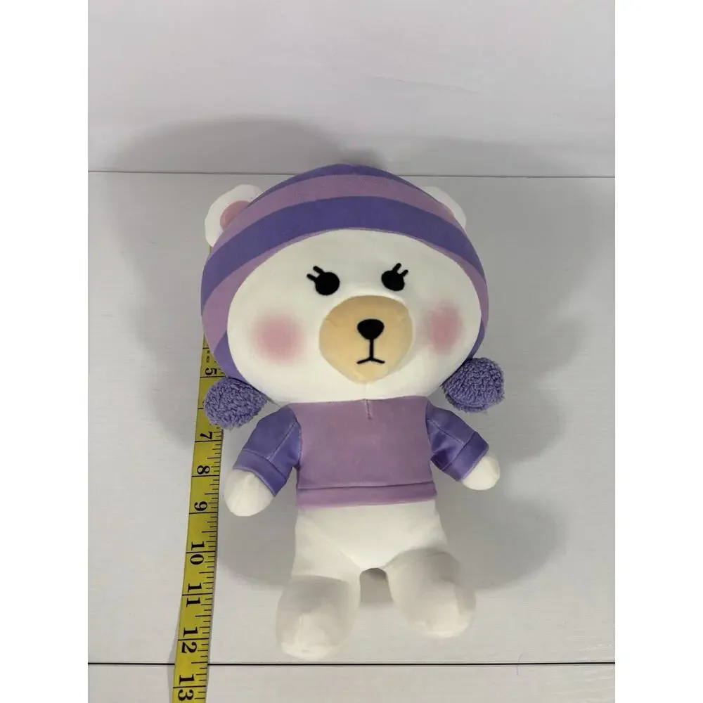 Moriah Elizabeth Marlo Polar Bear Plush Guys & Gals Series 1 Purple 11”